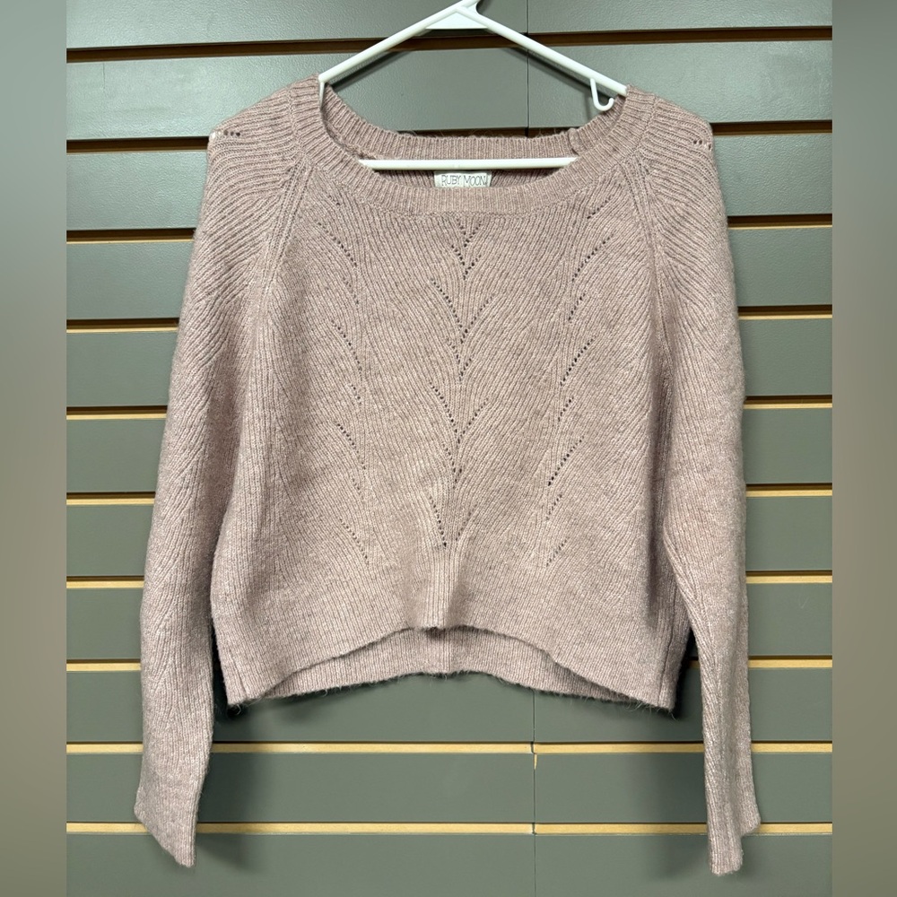 Ruby Moon Soft Pink Sweater, size M